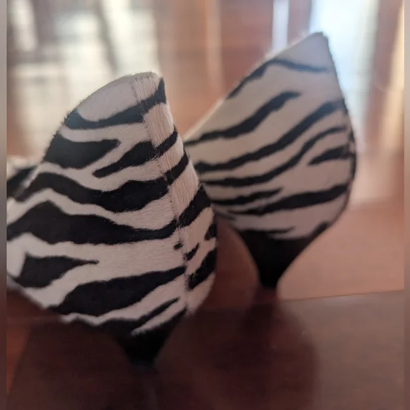 Tamara Mellon Zebra Patterned Heels - Picture 12 of 12